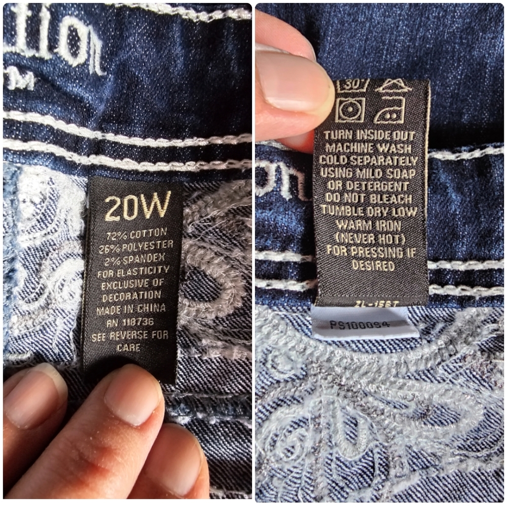 EUC Bling Butt Denim Shorts - Picture 9 of 9